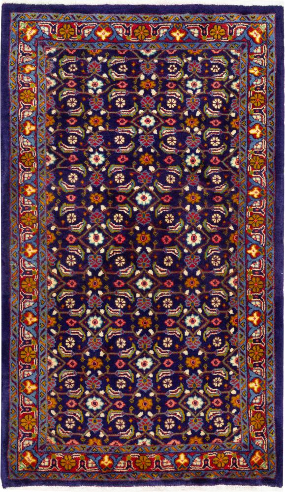 Tapete persa Sarough 3'8"x2'2" 3'8"x2'2", Tapete persa Atado à mão