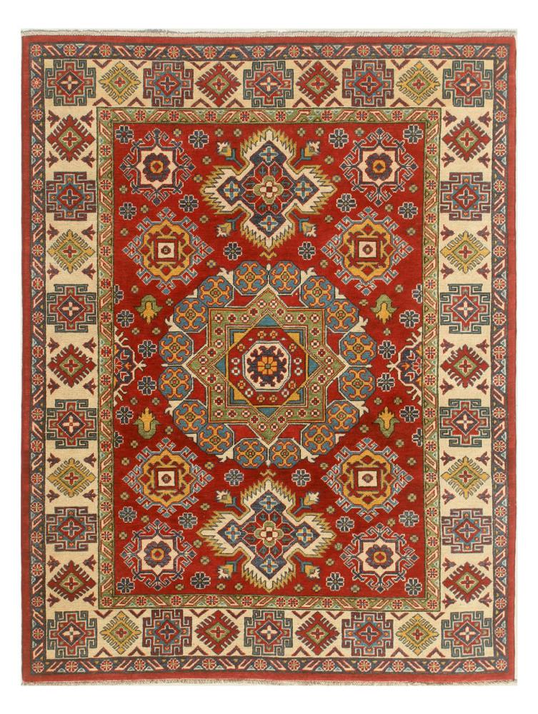 Afghaans tapijt Kazak Ghazni 200x157 200x157, Perzisch tapijt Handgeknoopte