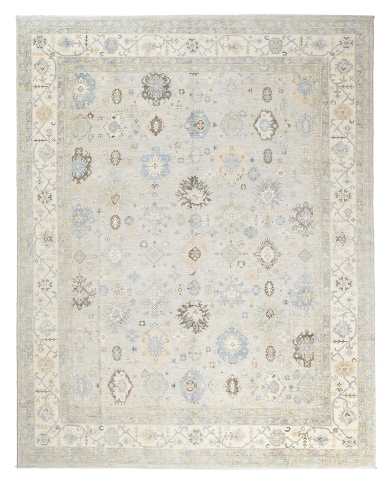 Alfombra afgana Usak Ozbeki 452x355 452x355, Alfombra persa Anudado a mano