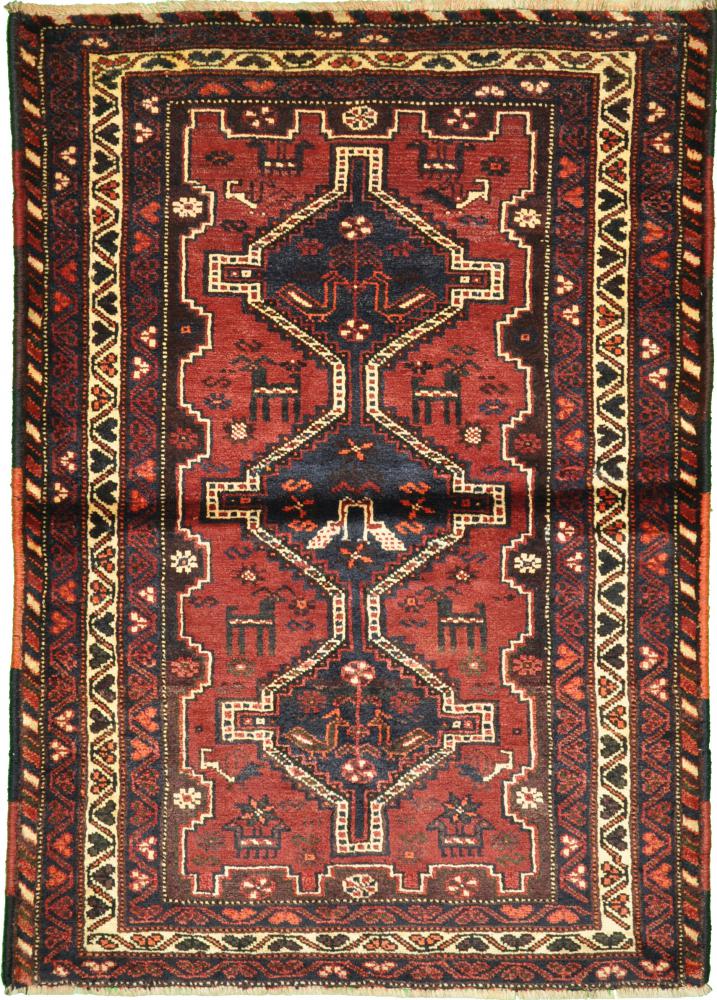 Tapis persan Shiraz 163x114 163x114, Tapis persan Noué à la main