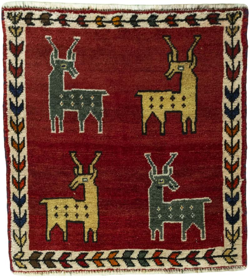 Persian Rug Shiraz 60x57 60x57, Persian Rug Knotted by hand