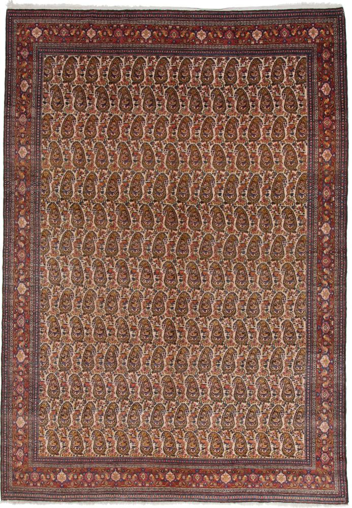 Tapete persa Tabriz Antigo 381x265 381x265, Tapete persa Atado à mão