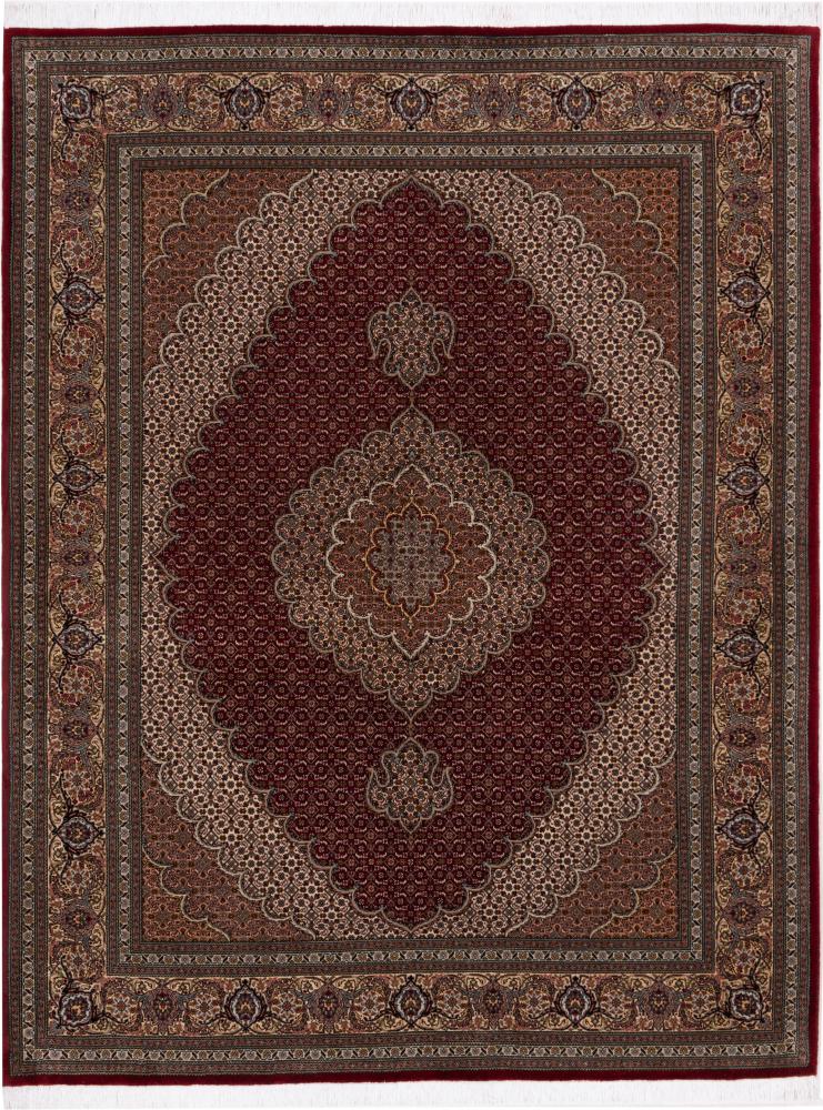 Tappeto persiano Tabriz 50Raj Ordito in Seta 199x152 199x152, Tappeto persiano Annodato a mano
