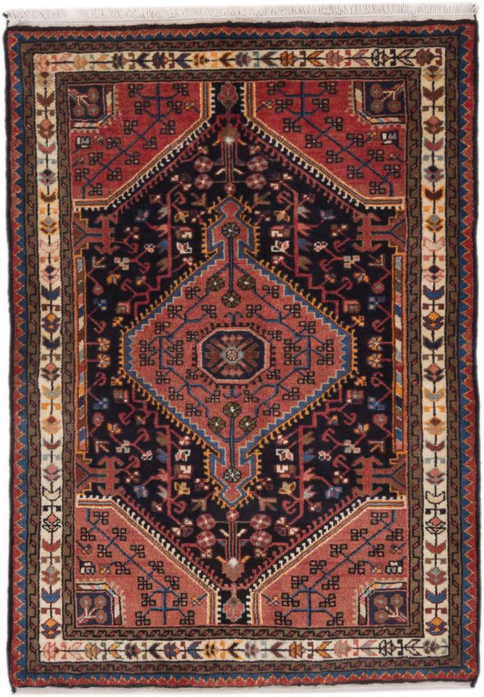 Tapis persan Tuyserkan 126x89 126x89, Tapis persan Noué à la main