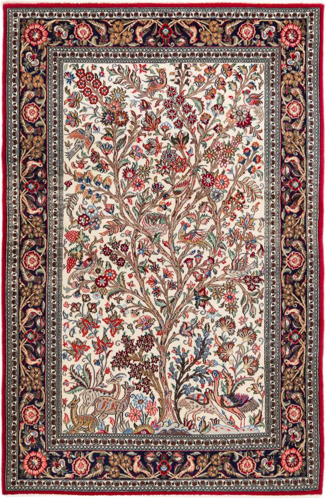 Persisk matta Qum Kork 220x140 220x140, Persisk matta Knuten för hand