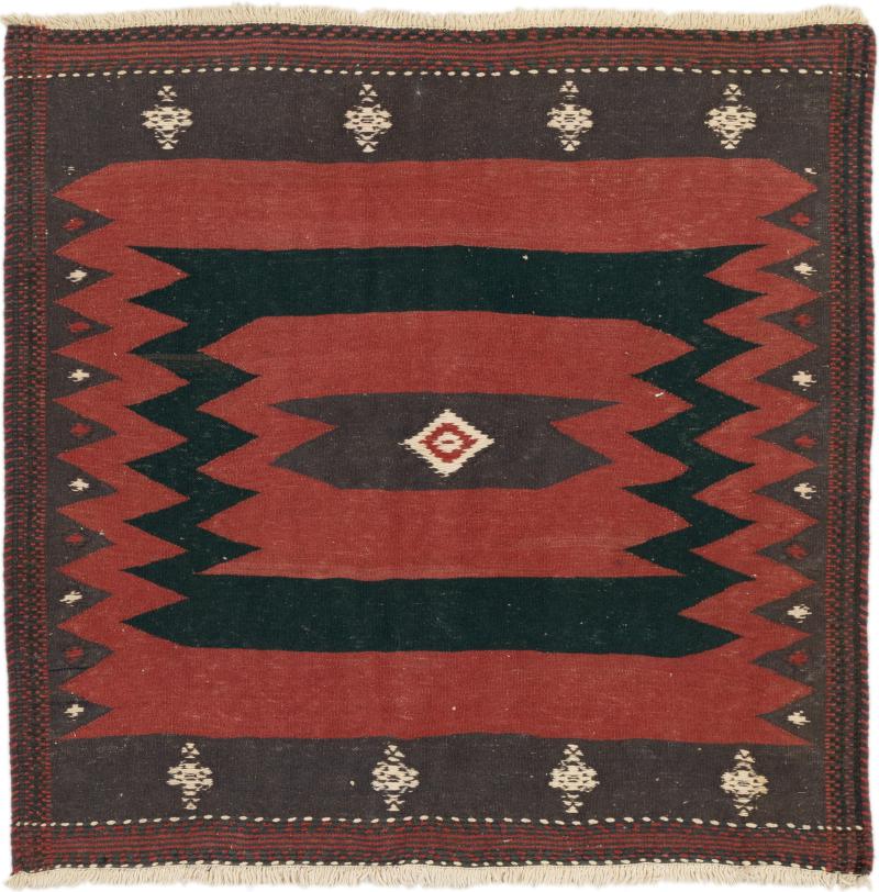 Tapete persa Kilim Fars 117x117 117x117, Tapete persa Tecido à mão