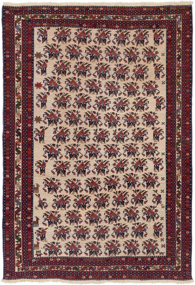 Tapete persa Kilim Fars 181x123 181x123, Tapete persa Tecido à mão