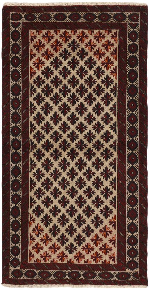 Tappeto persiano Beluch 194x101 194x101, Tappeto persiano Annodato a mano