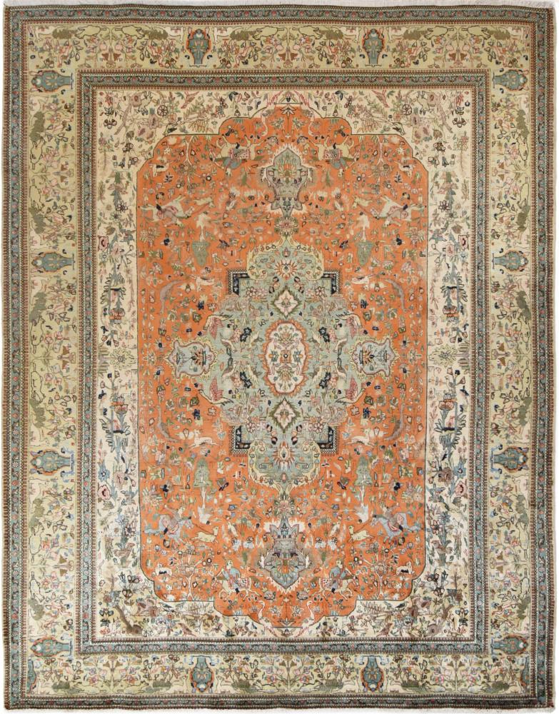 Persian Rug Tabriz Tabatabai 371x296 371x296, Persian Rug Knotted by hand