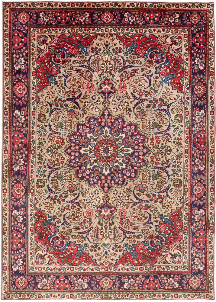 Persian Rug T&auml;briz 296x209 296x209, Persian Rug Knotted by hand