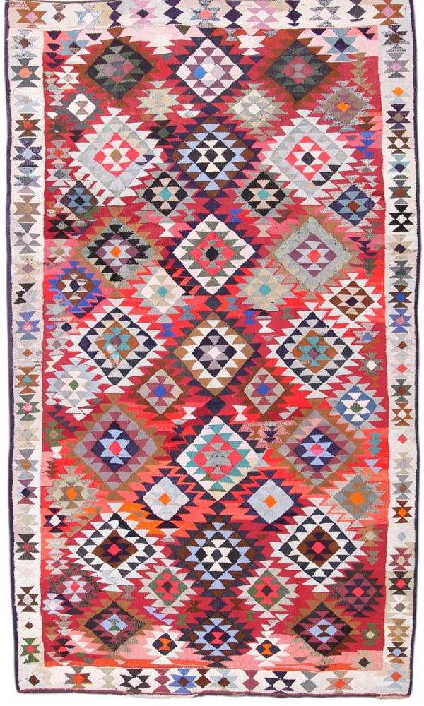 Alfombra persa Kilim Fars Antiguo 331x191 331x191, Alfombra persa Tejido a mano