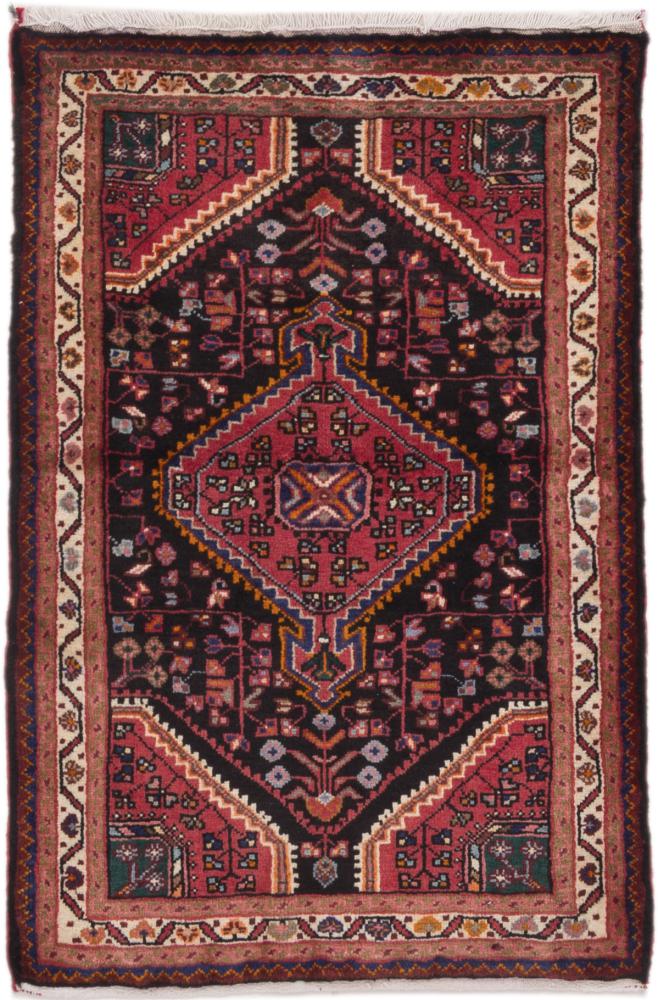 Tapis persan Tuyserkan 114x81 114x81, Tapis persan Noué à la main