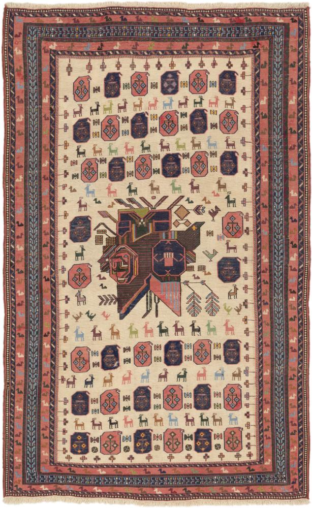 Tapete persa Kilim Fars 171x109 171x109, Tapete persa Tecido à mão