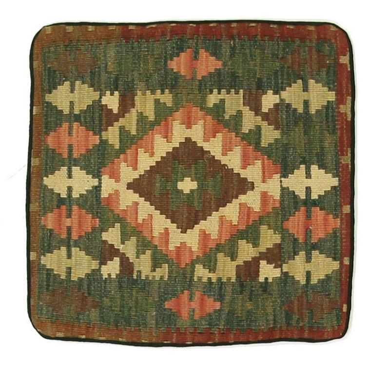 Tappeto Afgano Kilim Kissen 43x43 43x43, Tappeto persiano Annodato a mano