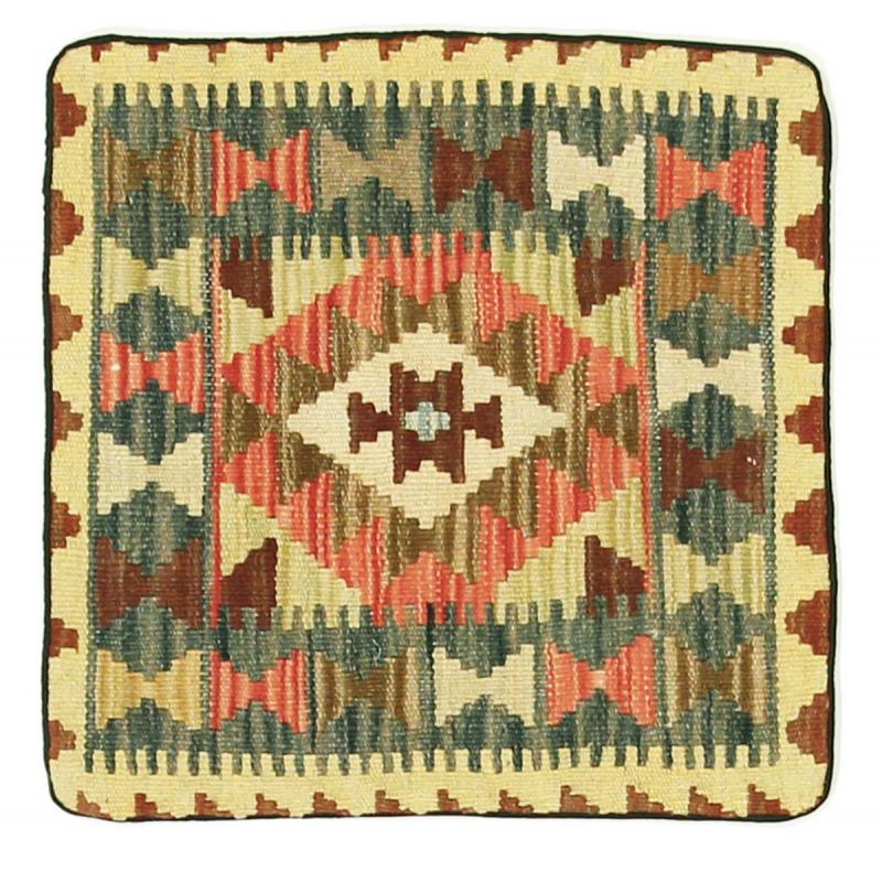 Afganistan-matto Kelim Kissen 45x45 45x45, Persialainen matto Solmittu käsin