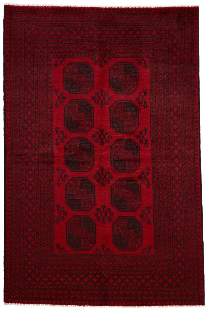 Tapete afegão Afegão Akhche 241x156 241x156, Tapete persa Atado à mão