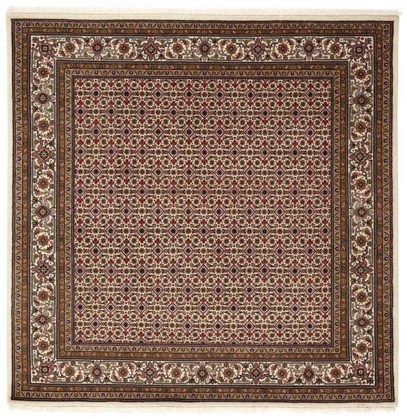 Indo rug Indo Tabriz 200x199 200x199, Persian Rug Knotted by hand