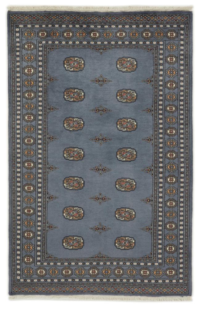Pakistansk tæppe Pakistan Buchara 2ply 209x138 209x138, Persisk tæppe Håndknyttet