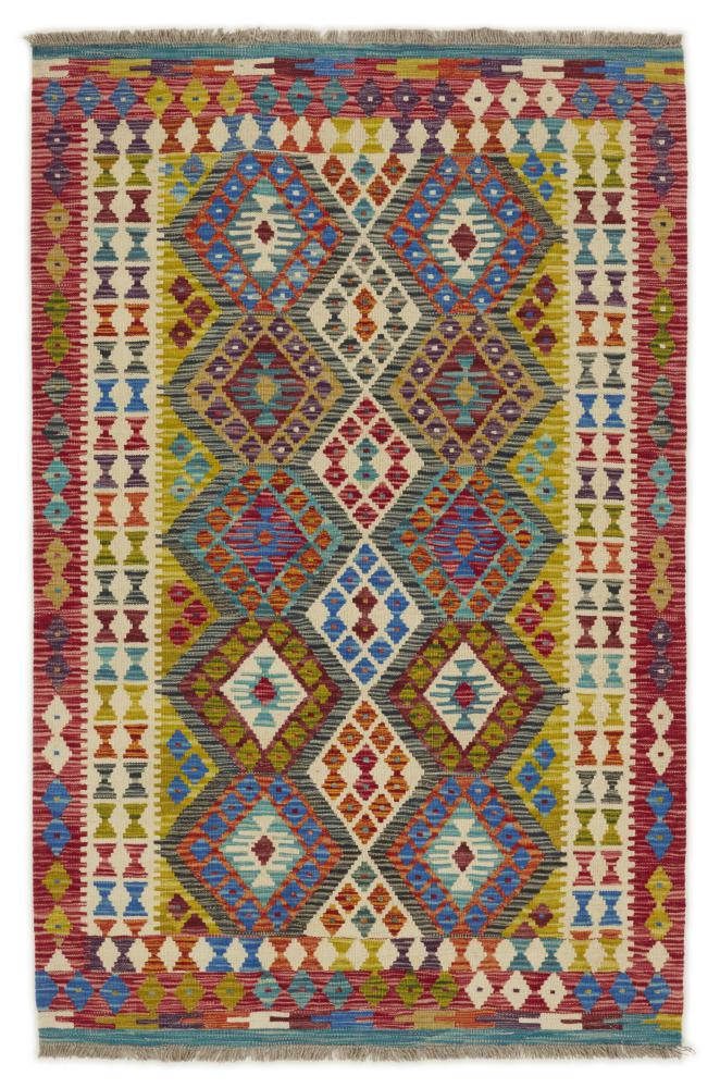 Covor afgan Chilim Afghan 186x121 186x121, Covor persan Lucrate de mână