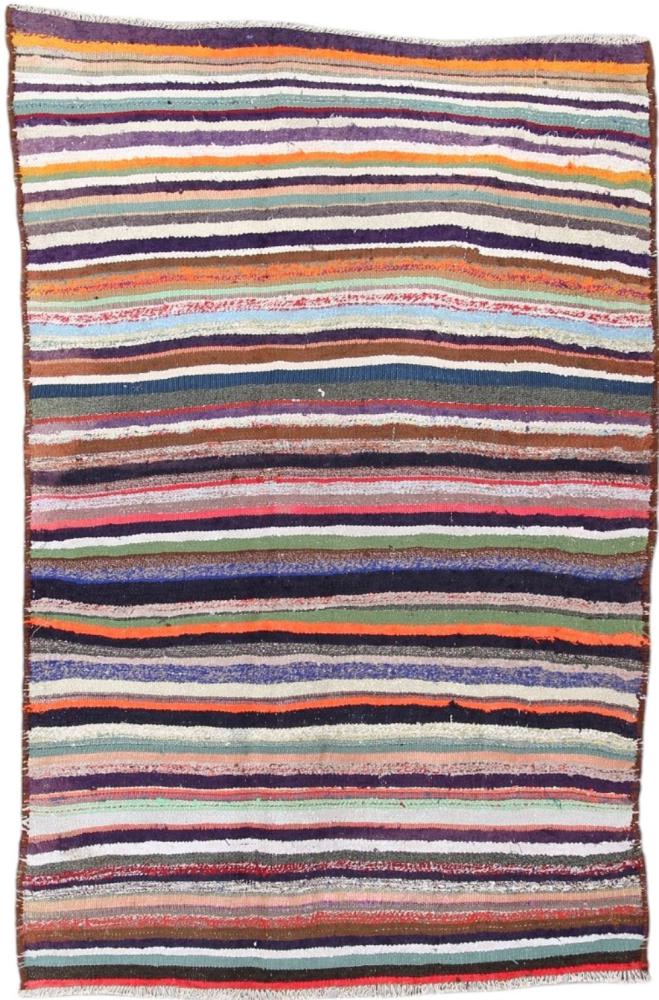 Covor persan Chilim Fars Antic 206x136 206x136, Covor persan Lucrate de mână