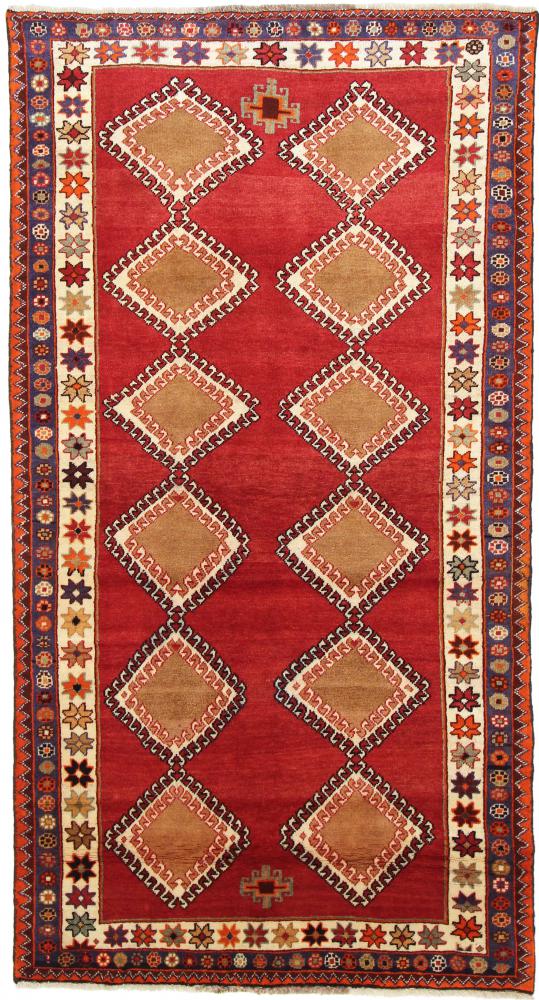 Tappeto persiano Ghashghai 249x131 249x131, Tappeto persiano Annodato a mano
