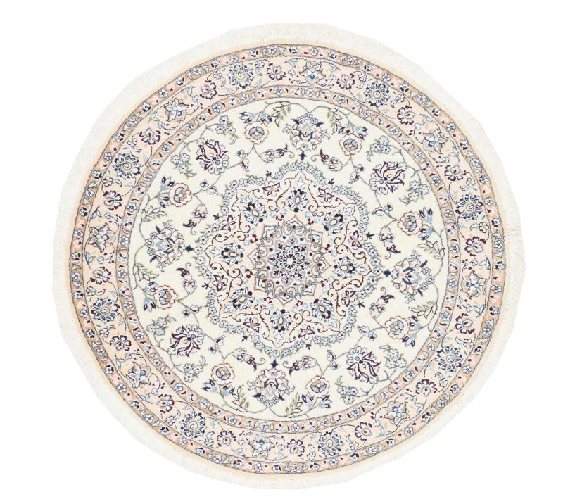 Persian Rug Nain 9La 106x106 106x106, Persian Rug Knotted by hand