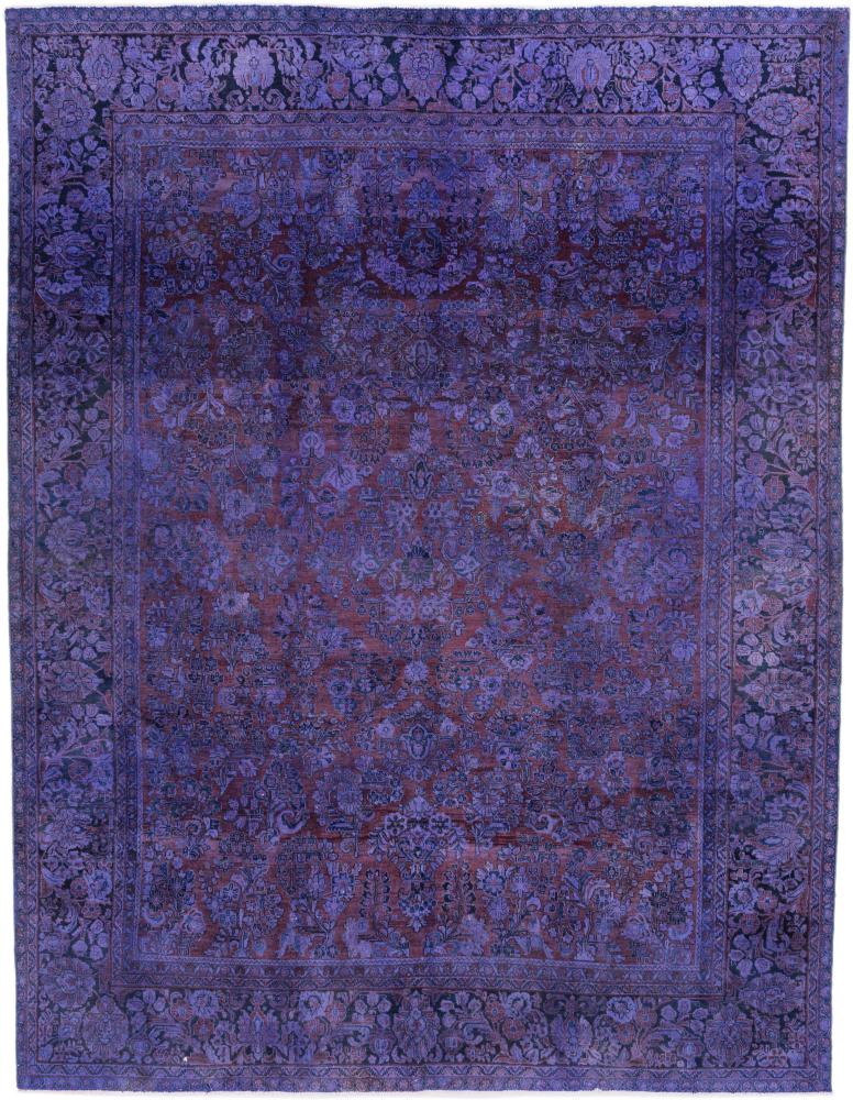 Persian Rug Sarouk Colored 11'4"x8'8" 11'4"x8'8", Persian Rug Knotted by hand