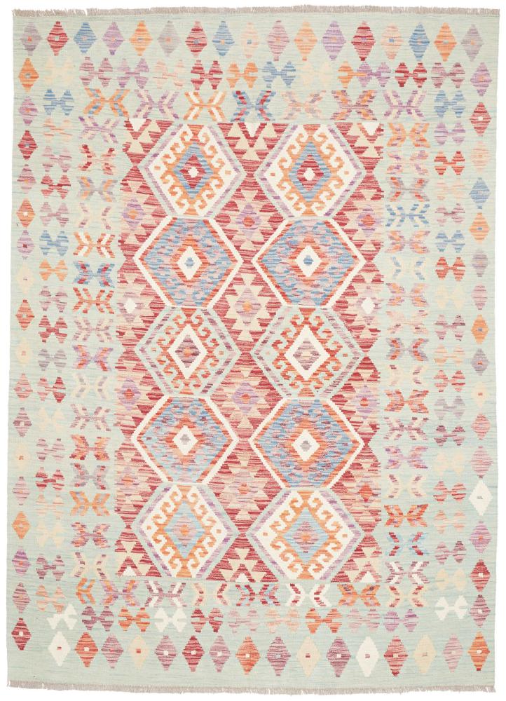 Tapis afghan Kilim Afghan 236x169 236x169, Tapis persan Tissé à la main