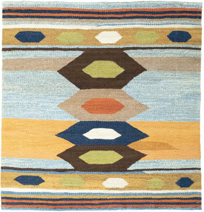 Tapete persa Kilim Fars 108x107 108x107, Tapete persa Tecido à mão