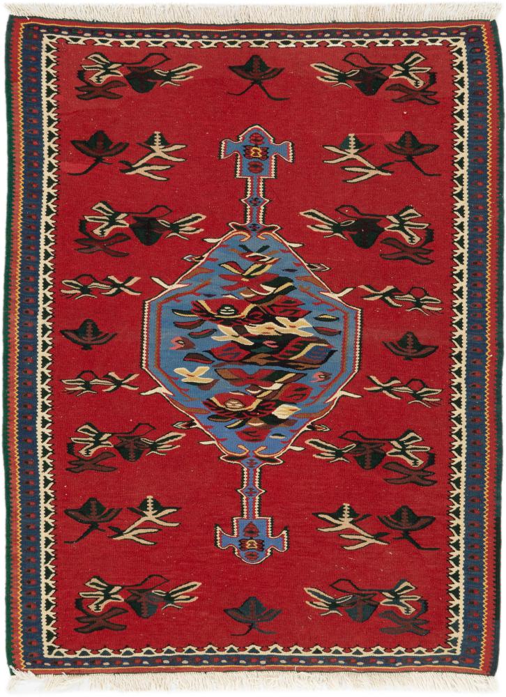 Perzsa szőnyeg Kilim Fars Senneh 144x111 144x111, Perzsa szőnyeg Kézzel csomózva