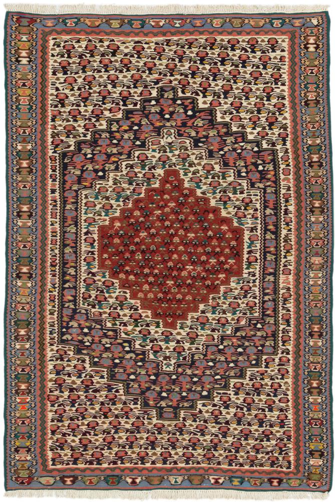 Perzsa szőnyeg Kilim Fars Senneh 187x133 187x133, Perzsa szőnyeg Kézzel csomózva