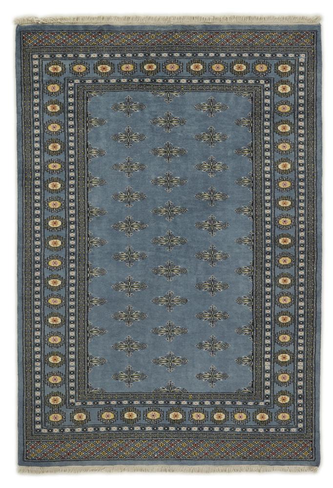 Pakistansk tæppe Pakistan Buchara 2ply 200x140 200x140, Persisk tæppe Håndknyttet