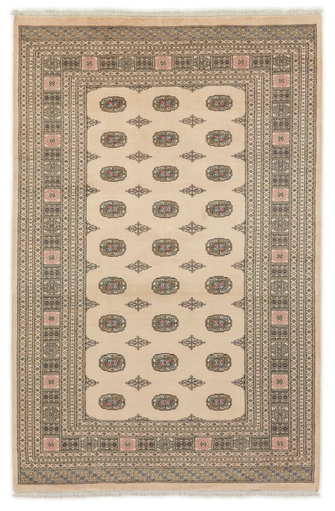 Pakistanilainen matto Pakistan Buchara 2ply 305x199 305x199, Persialainen matto Käsinsolmittu