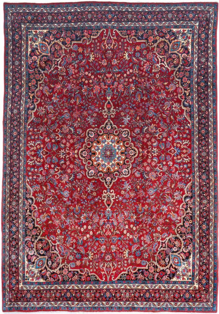 Persian Rug Bidjar Semi Antique 10'7"x7'3" 10'7"x7'3", Persian Rug Knotted by hand