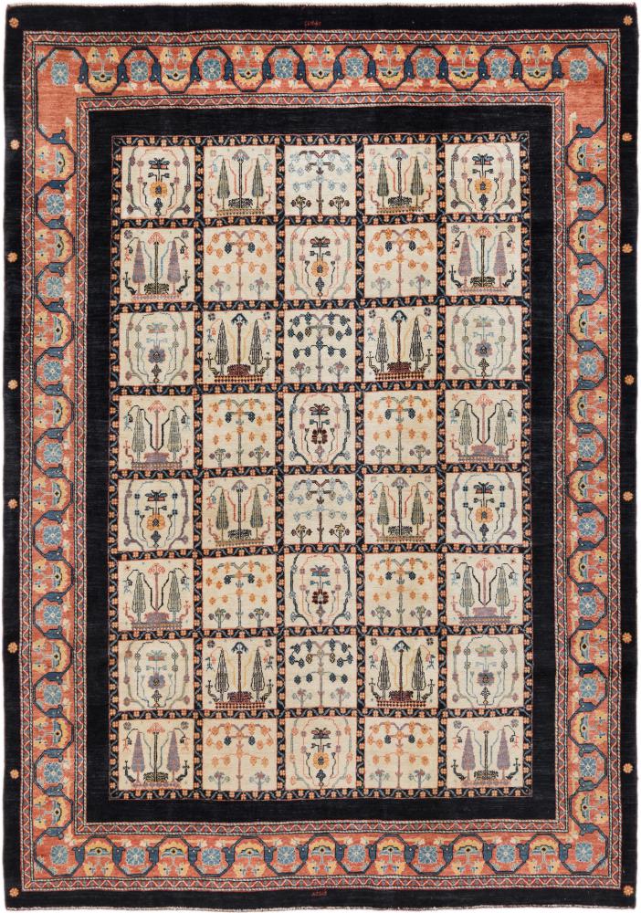 Alfombra persa Persia Gabbeh Loribaft Z 250x177 250x177, Alfombra persa Anudado a mano