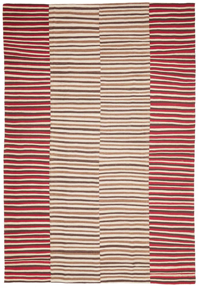 Persisk tæppe Kelim Fars Mazandaran Antikke 383x264 383x264, Persisk tæppe Håndvævet