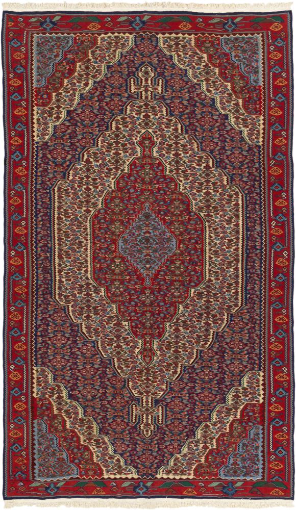 Tapete persa Kilim Fars Senneh 235x141 235x141, Tapete persa Atado à mão