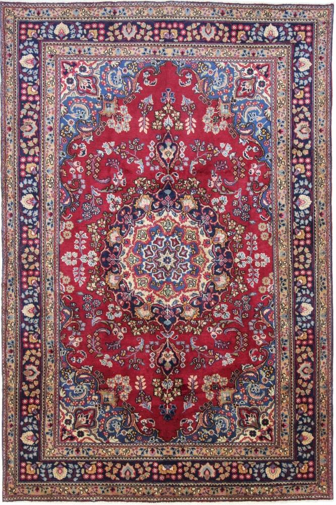 Persisk tæppe Mashad 293x192 293x192, Persisk tæppe Knyttet i hånden