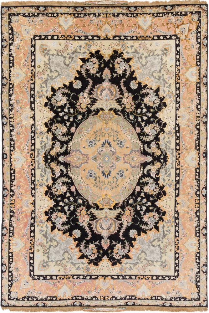 Persian Rug Tabriz 80 Raj Silk Warp 225x146 225x146, Persian Rug Knotted by hand