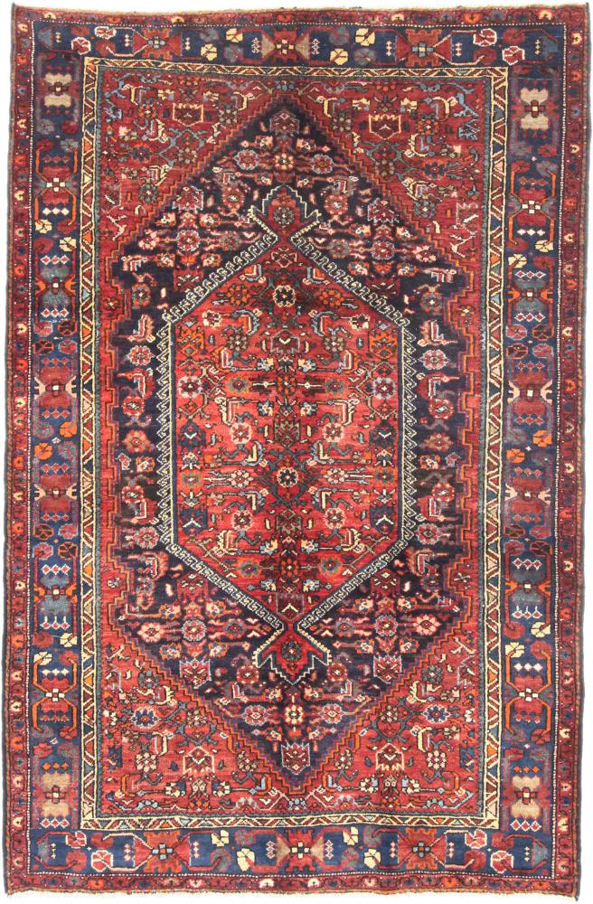 Tapete persa Gholtogh 199x130 199x130, Tapete persa Atado à mão