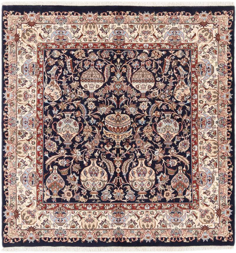 Tapis persan Kaschmar 204x198 204x198, Tapis persan Noué à la main