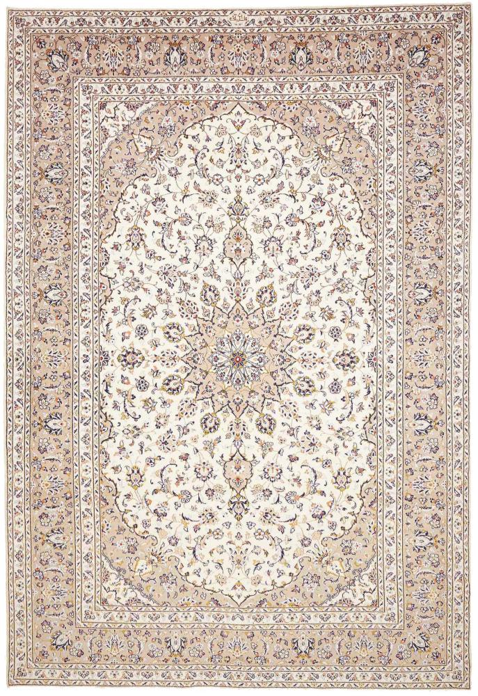 Persisk tæppe Keshan 354x242 354x242, Persisk tæppe Knyttet i hånden