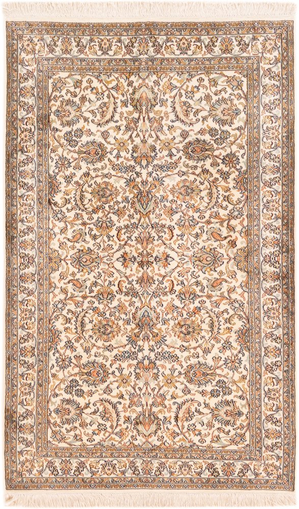 Indiaas tapijt Kasjmier Zijde 156x96 156x96, Perzisch tapijt Handgeknoopt