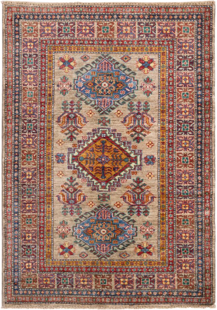 Afghanischer Teppich Super Kazak 141x101 141x101, Perserteppich Handgeknüpft
