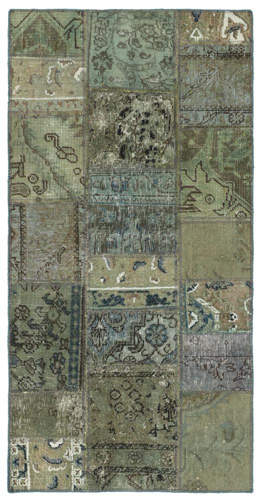 Tapete persa Patchwork 152x74 152x74, Tapete persa Atado à mão