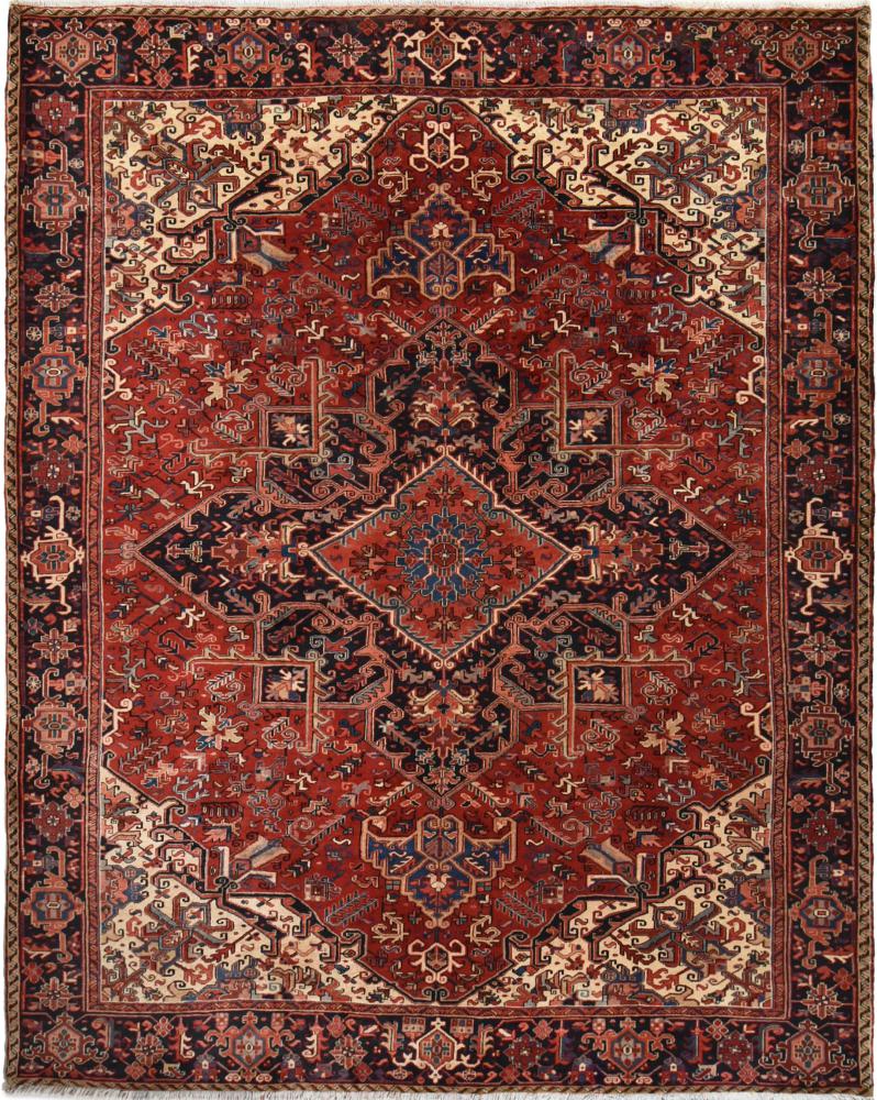 Perzisch tapijt Heriz 379x298 379x298, Perzisch tapijt Handgeknoopte