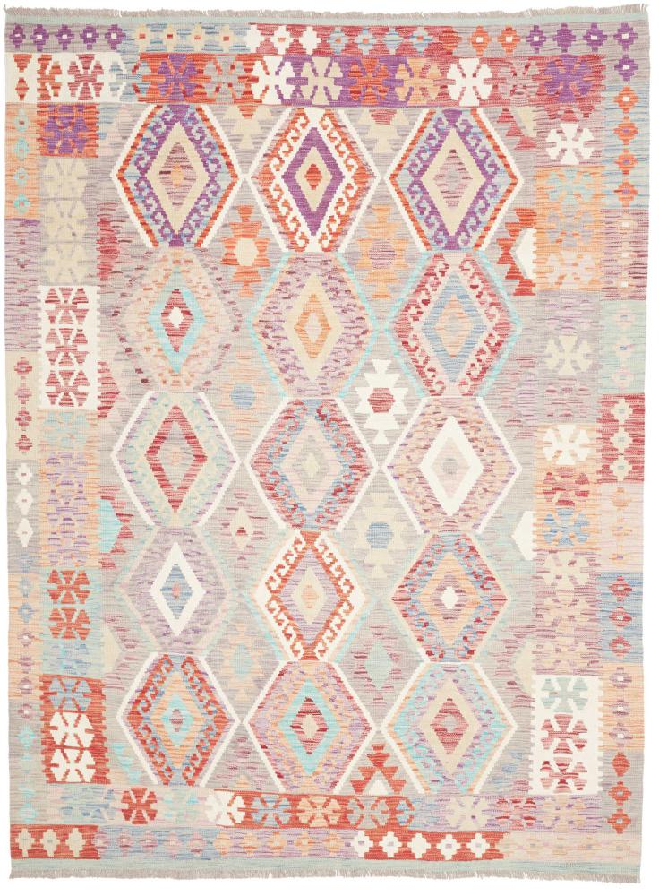Tapis afghan Kilim Afghan 245x182 245x182, Tapis persan Tissé à la main