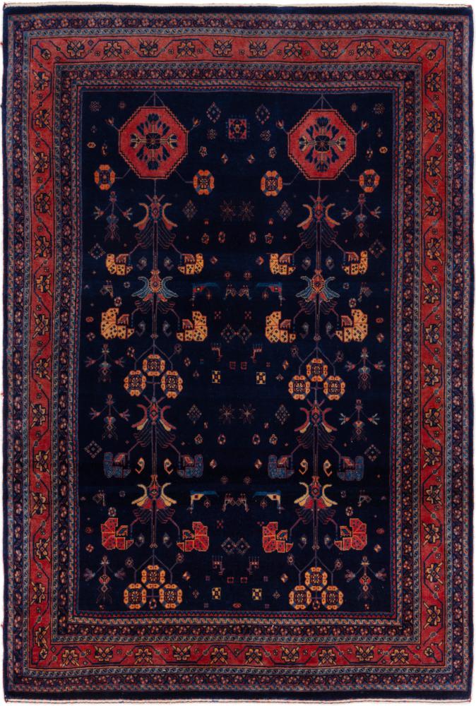 Tapis persan Persan Gabbeh Loribaft Atash 177x119 177x119, Tapis persan Noué à la main
