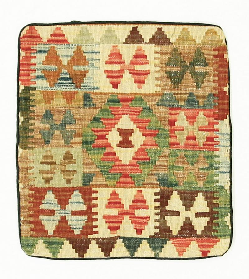 Tappeto Afgano Kilim Kissen 45x42 45x42, Tappeto persiano Annodato a mano