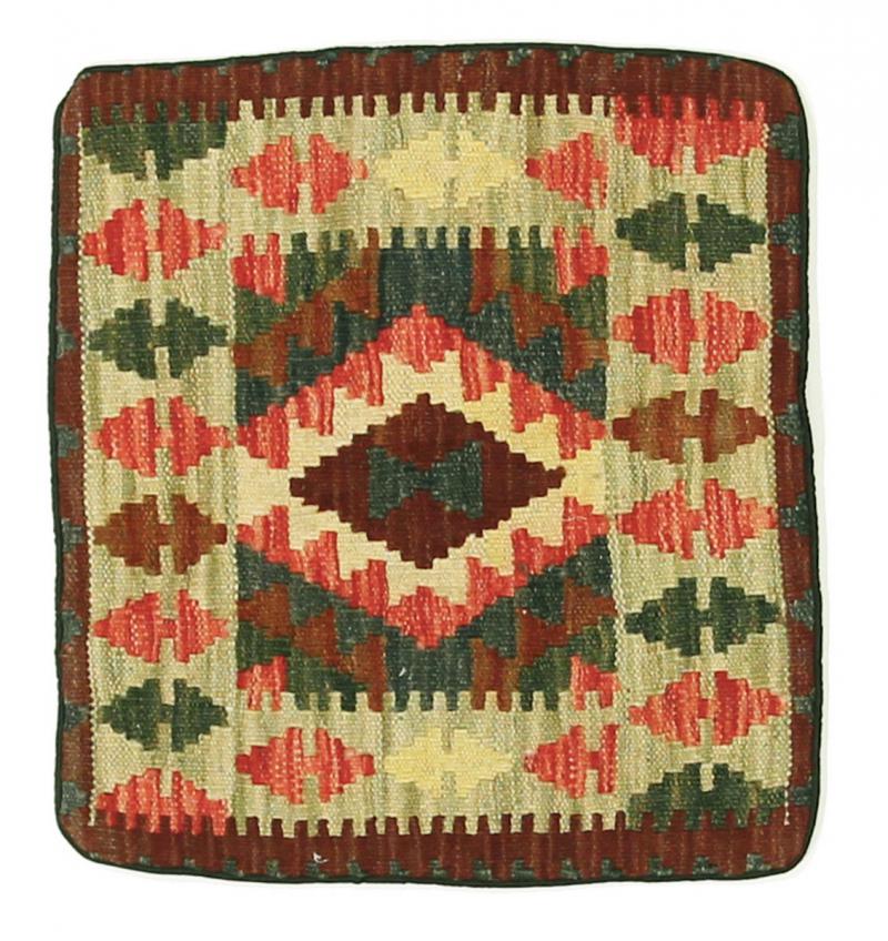 Tappeto Afgano Kilim Kissen 47x43 47x43, Tappeto persiano Annodato a mano